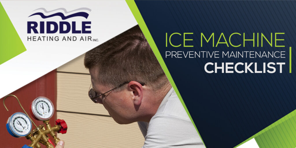 Ice Machine Preventive Maintenance Checklist